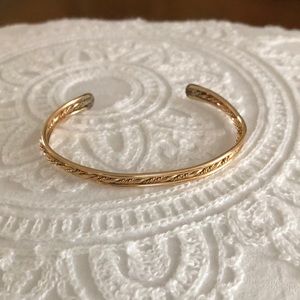 Gold plated bracelet